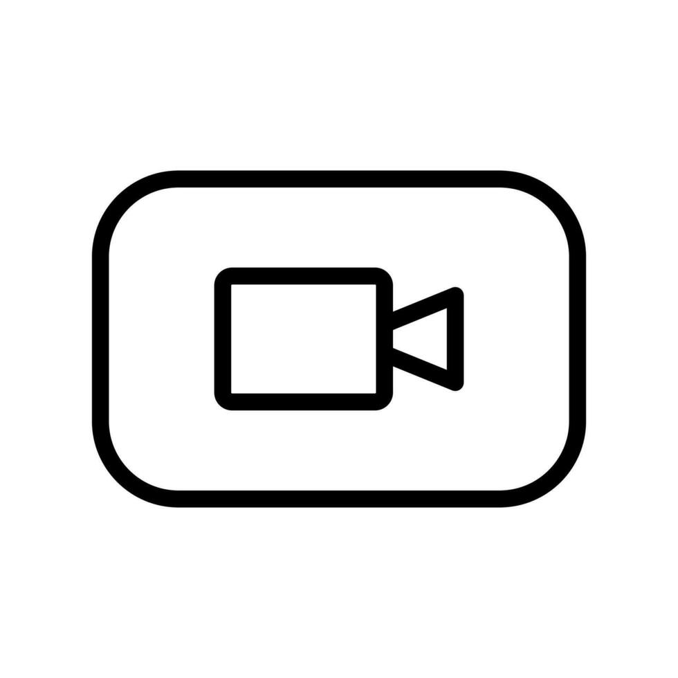 Screen Recorder Icon Vector Illustration. isolated on white background