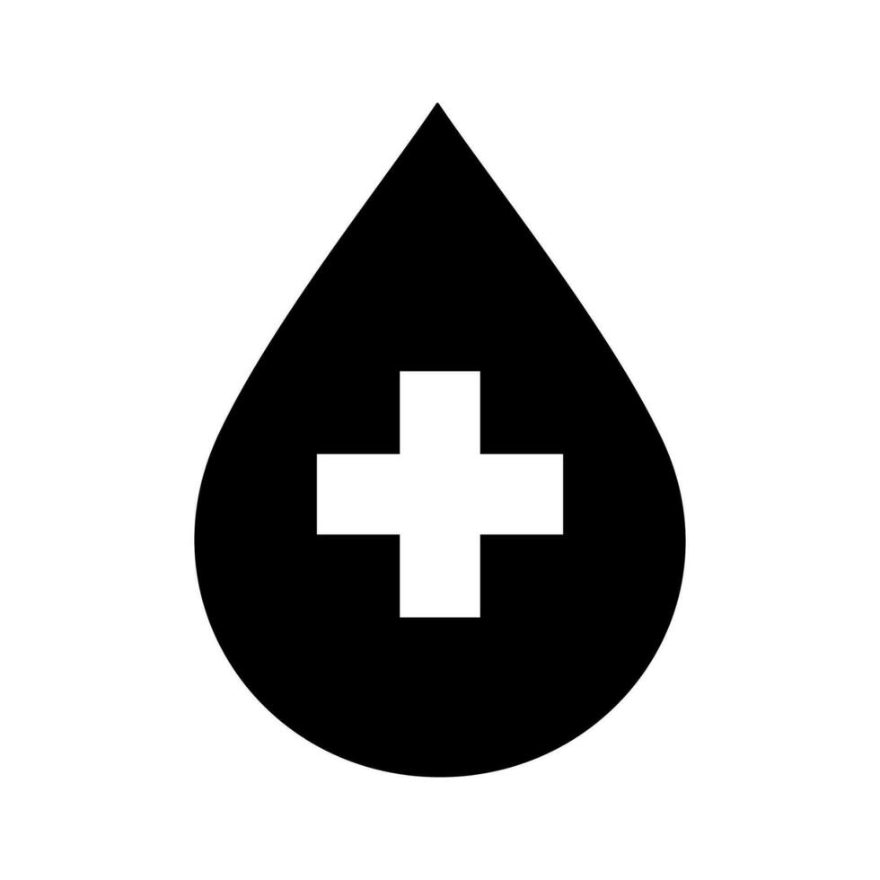 Blood drop icon icon signs set on white background vector