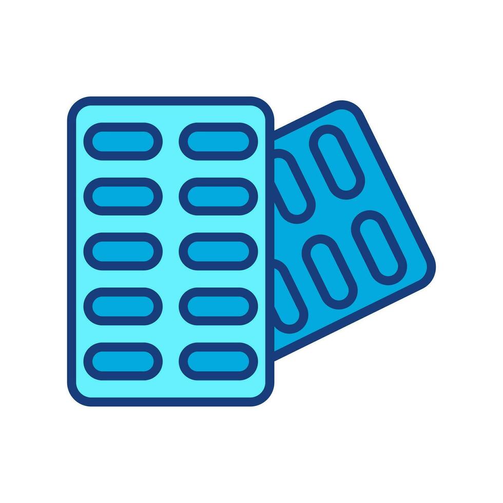 Pill Strip icon Pill Strip vector illustration, web symbol on white background - editable vector