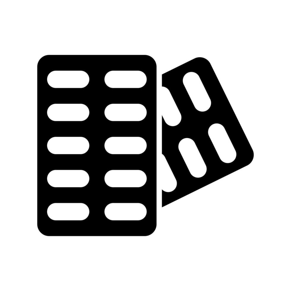 Pill Strip icon Pill Strip vector illustration, web symbol on white background - editable vector