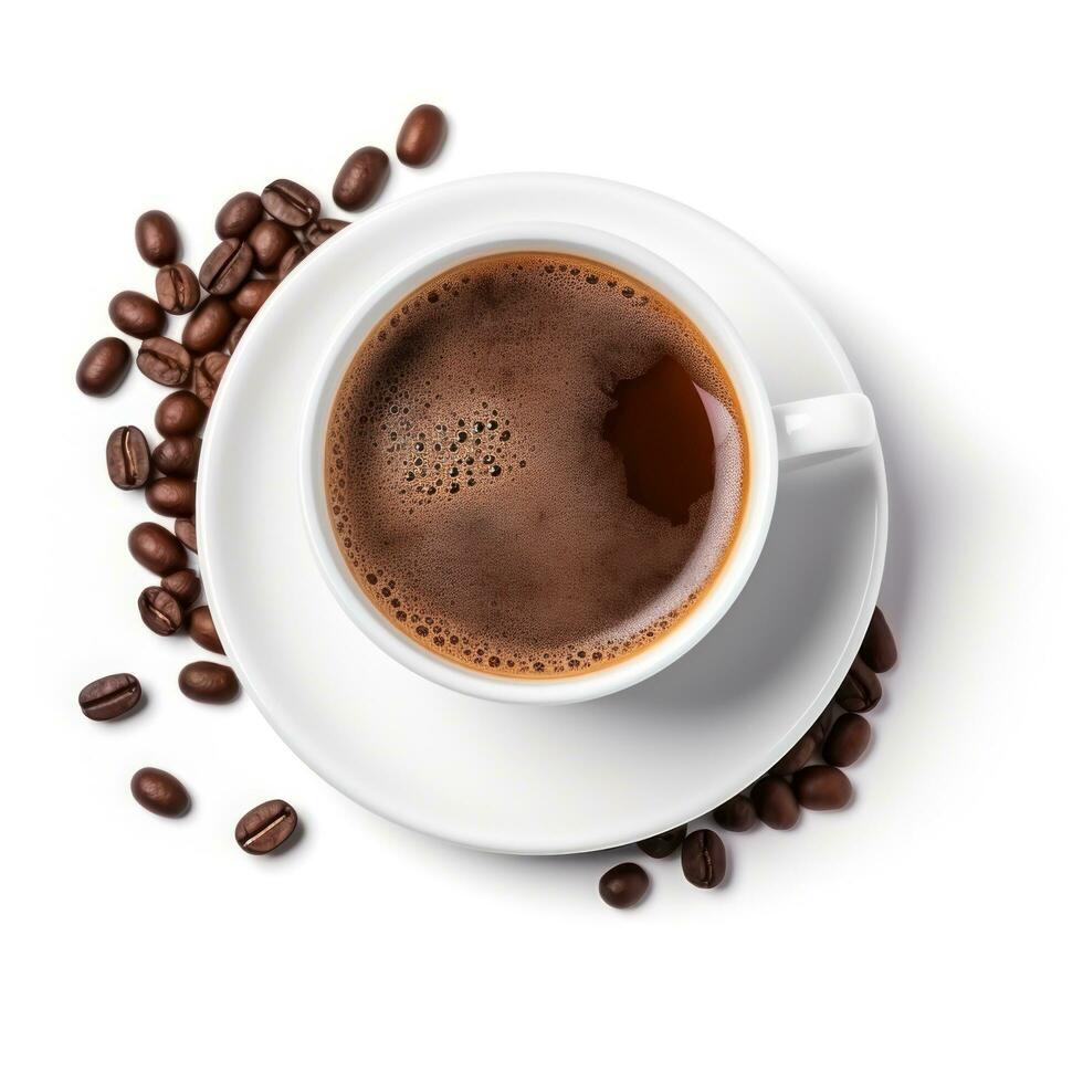 Cup of coffee isolated photo