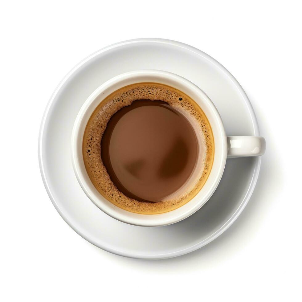 Cup of coffee isolated photo