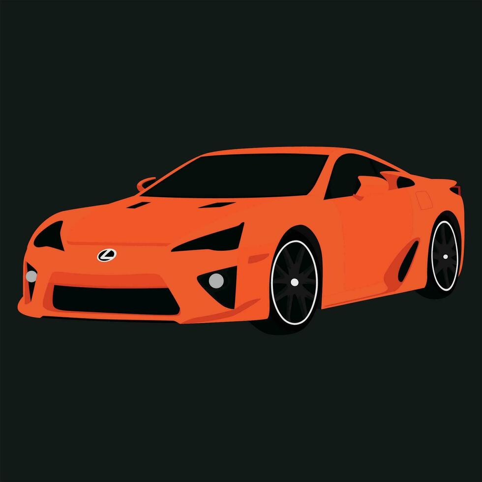 Lexus LFA V10 27033349 Vector Art at Vecteezy