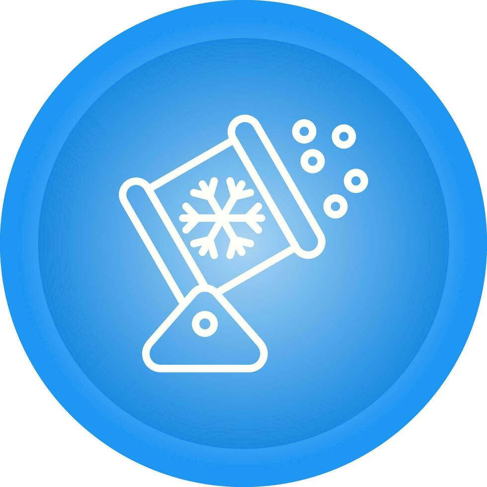 nieve máquina vector icono