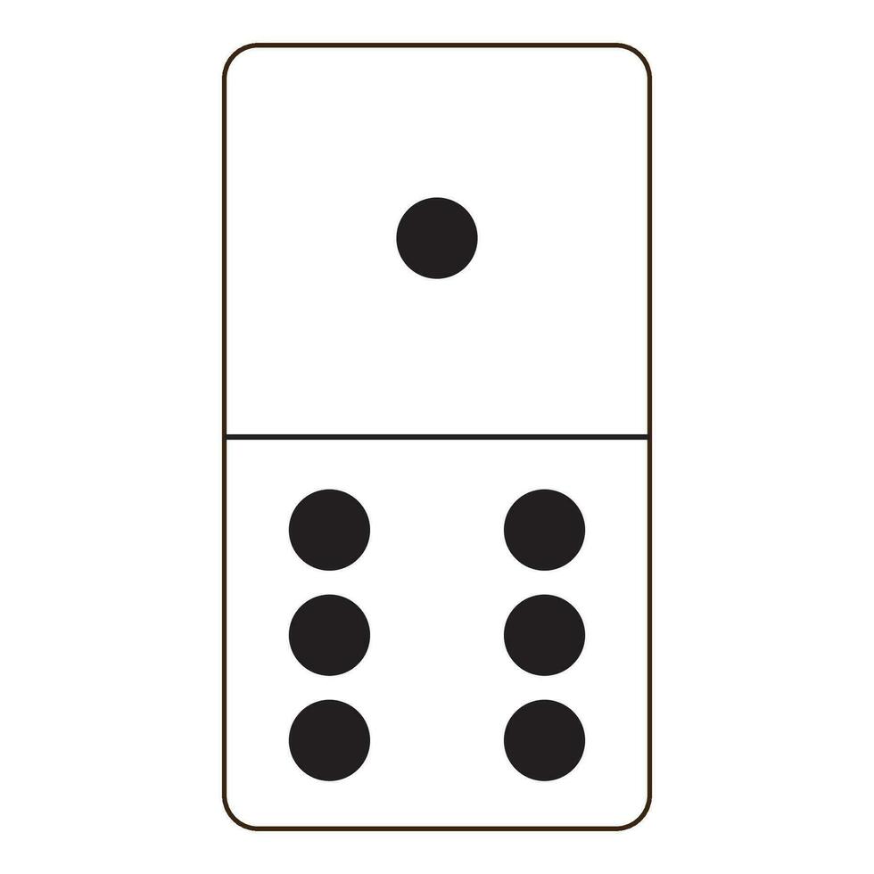 domino card icon logo vector design