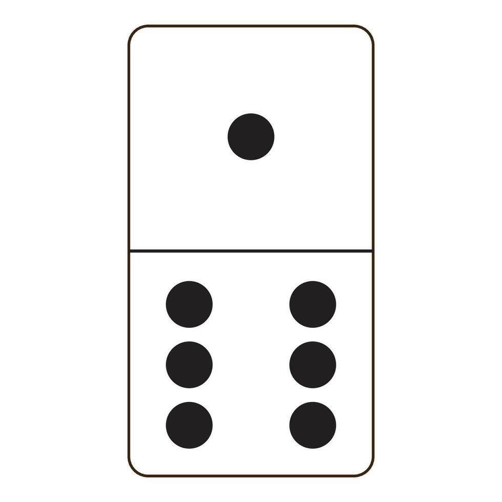 domino card icon logo vector design