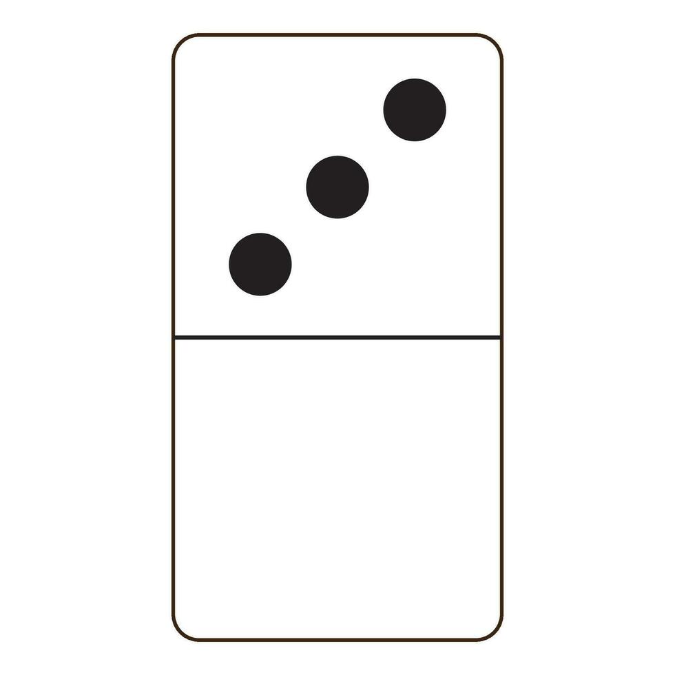 domino card icon logo vector design