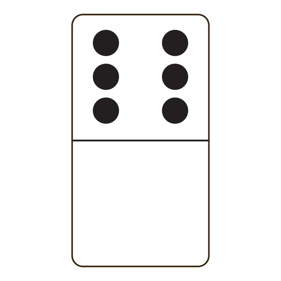 domino card icon logo vector design