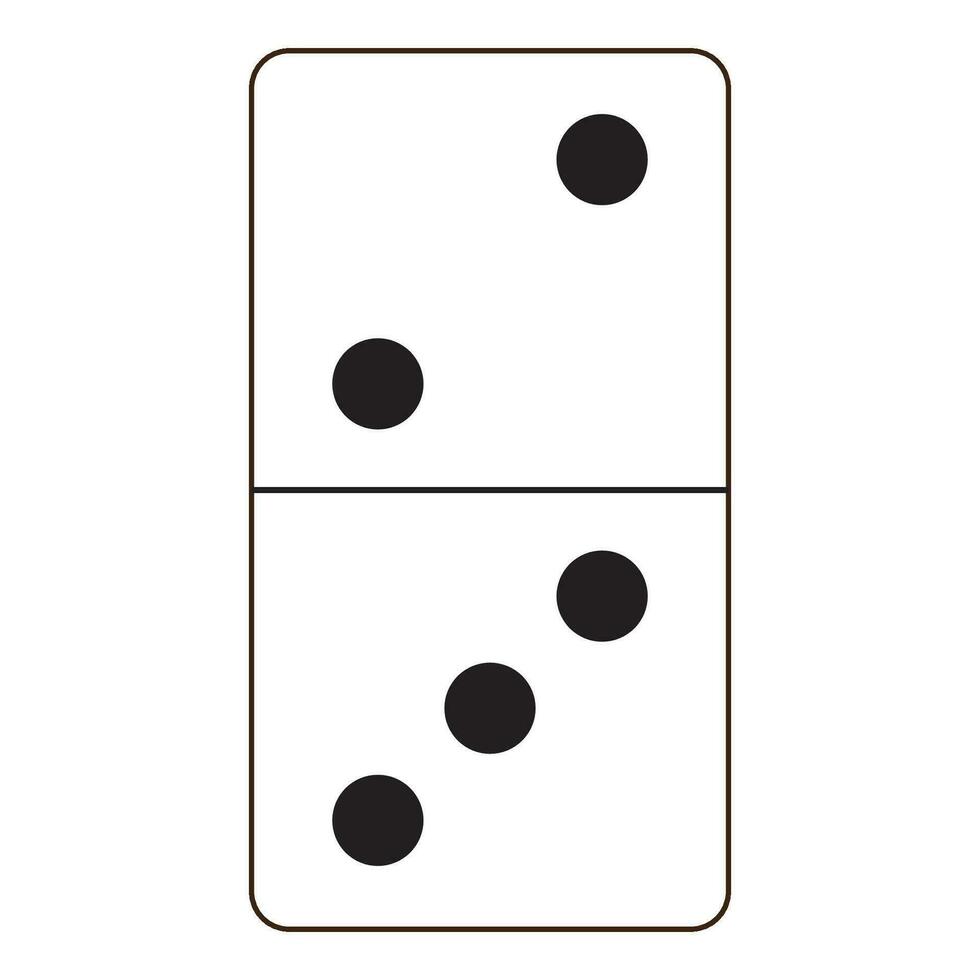 domino card icon logo vector design