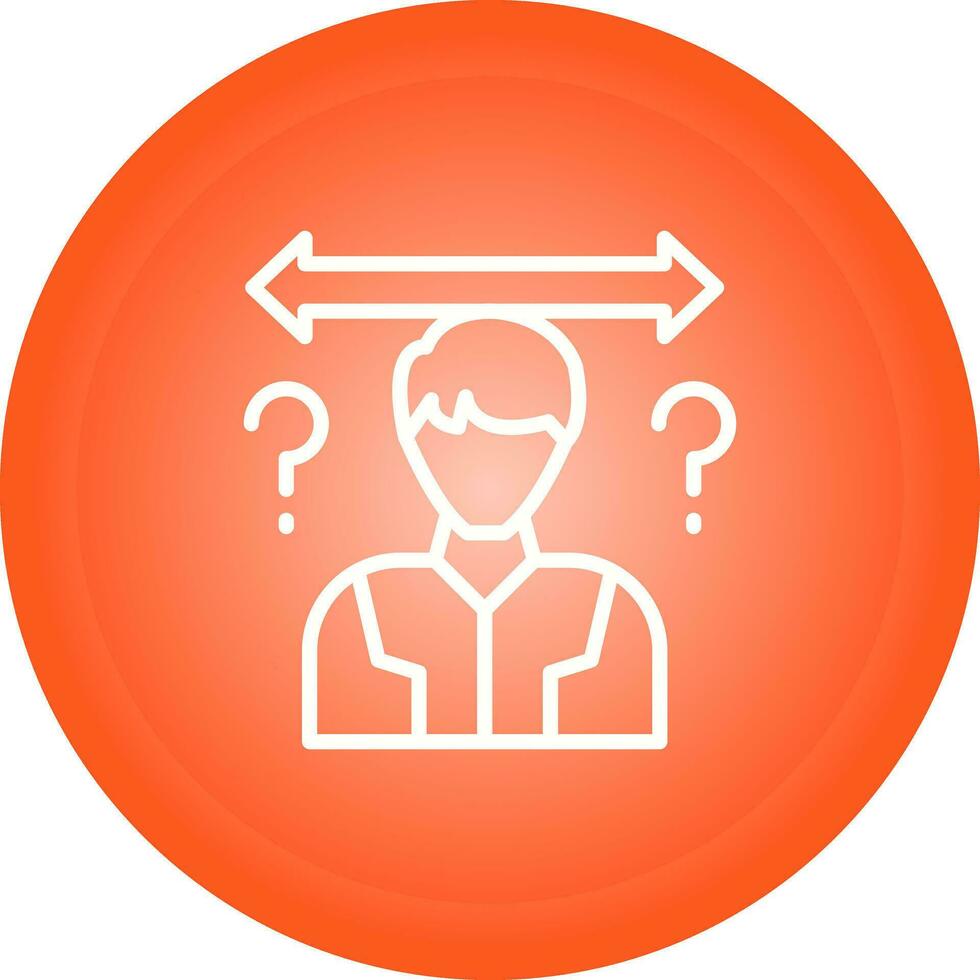 Uncertainty Vector Icon