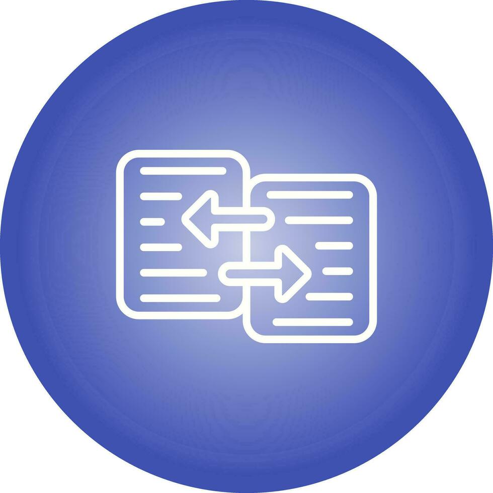 Data Transfer Vector Icon