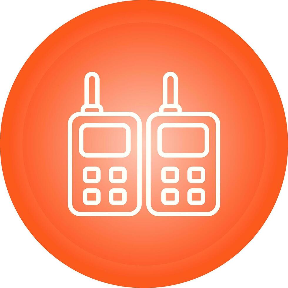 Two way Radio Vector Icon