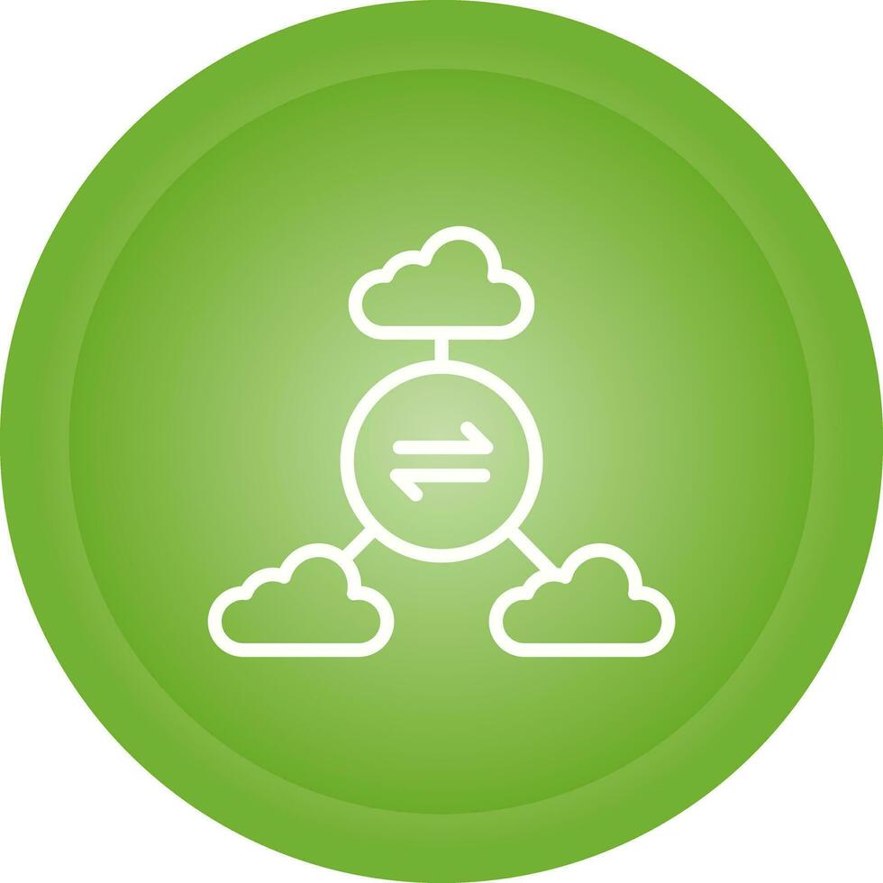 Multi-Cloud Vector Icon