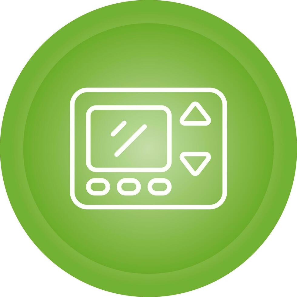 Smart Thermostat Vector Icon