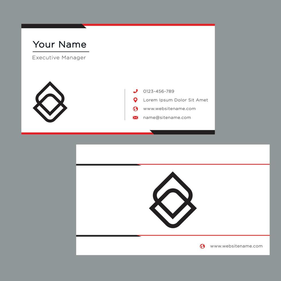 modern business card design vector