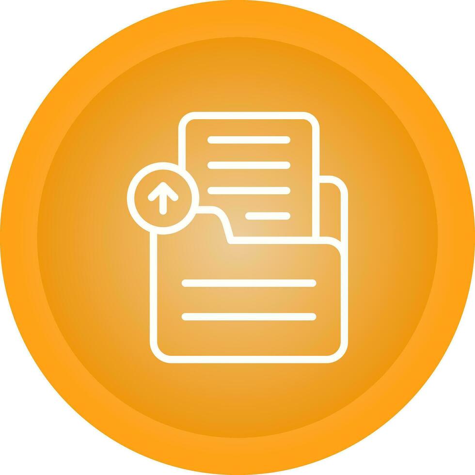 Document Upload Vector Icon
