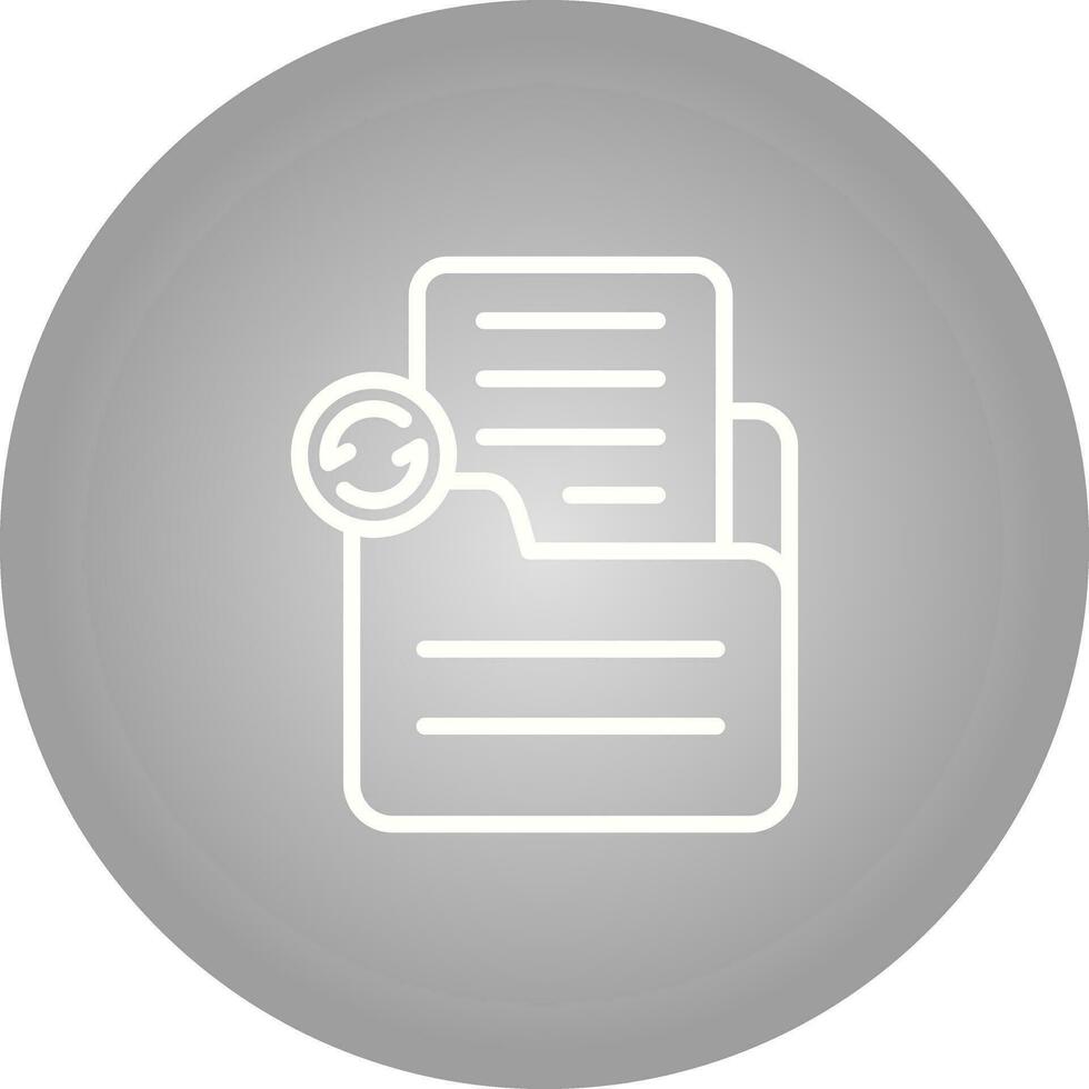 Document Sync Vector Icon