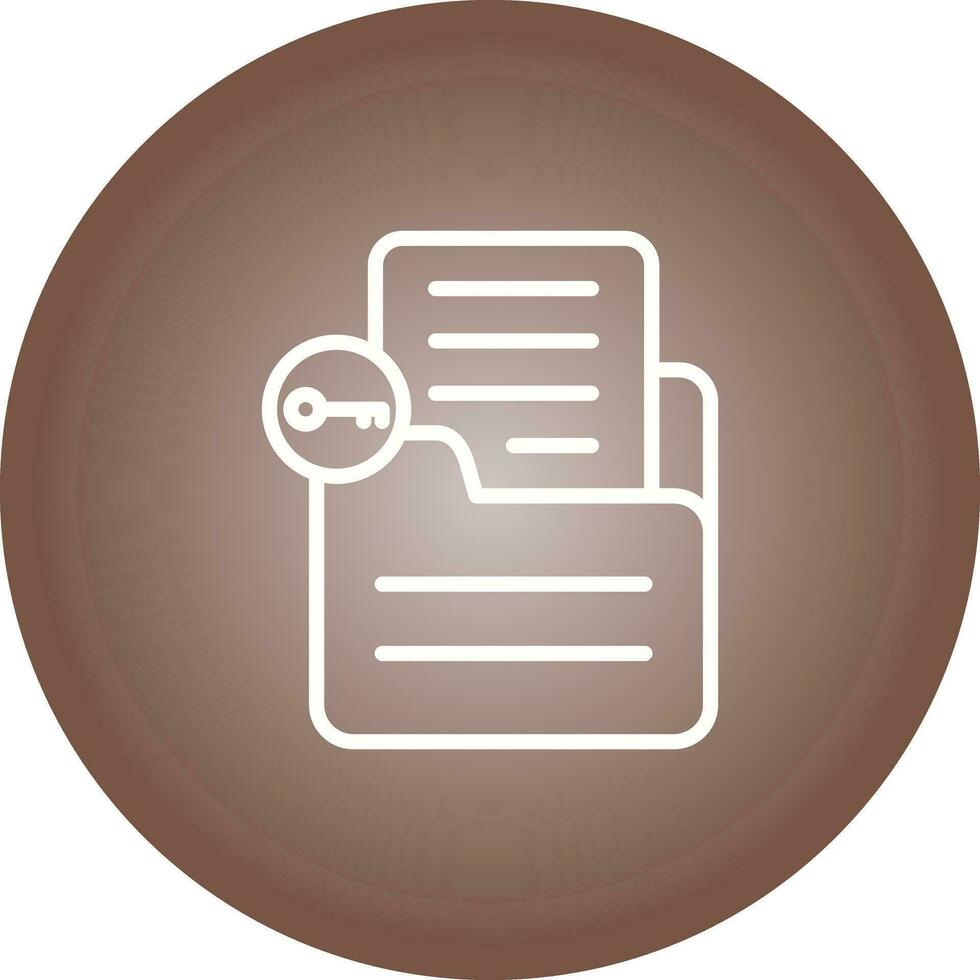 Document Unlock Vector Icon