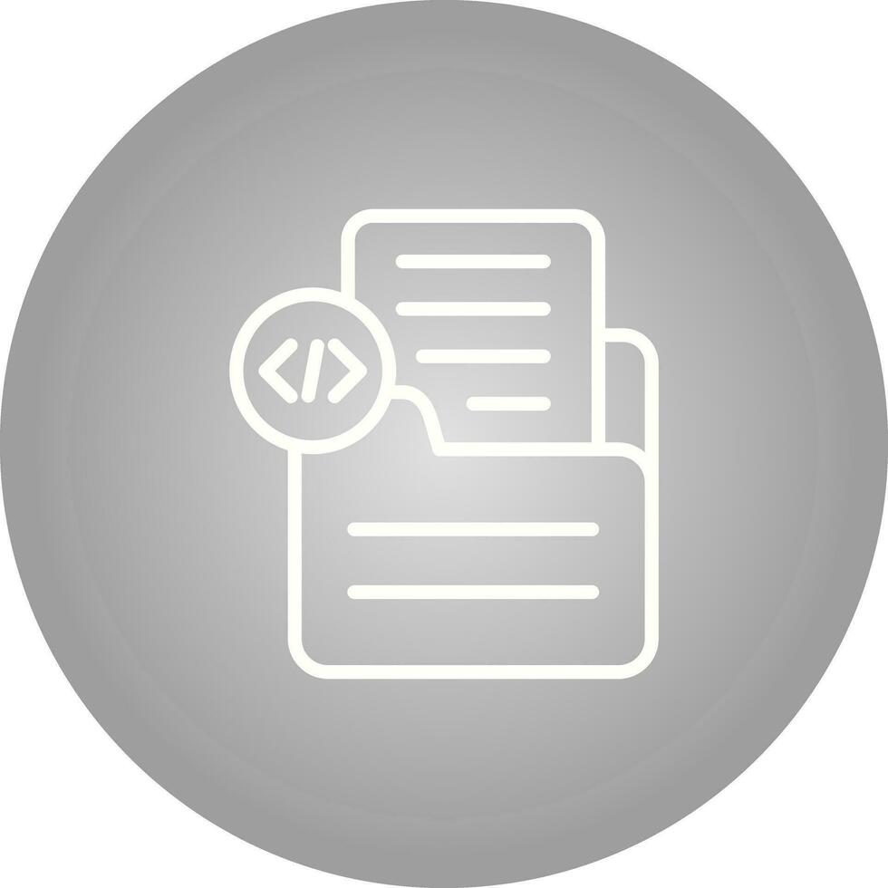Document Insert Code Vector Icon