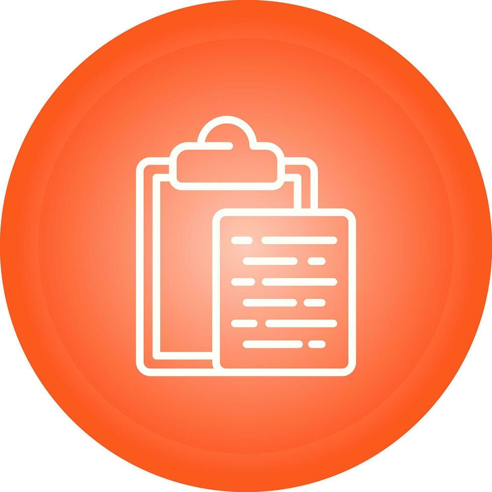 Document Paste Vector Icon