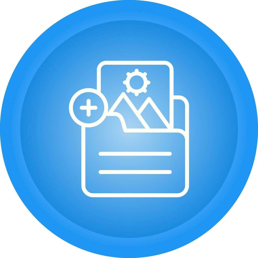 Document Insert Image Vector Icon