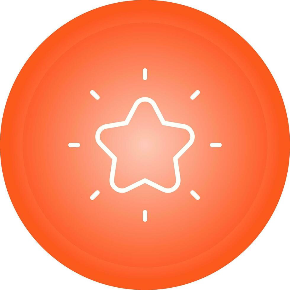 Shining Star Vector Icon