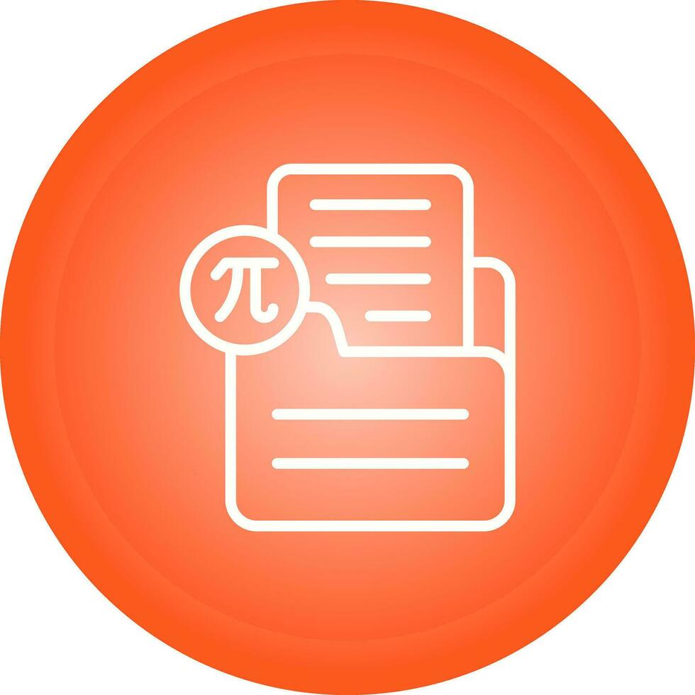 Document Insert Formula Vector Icon