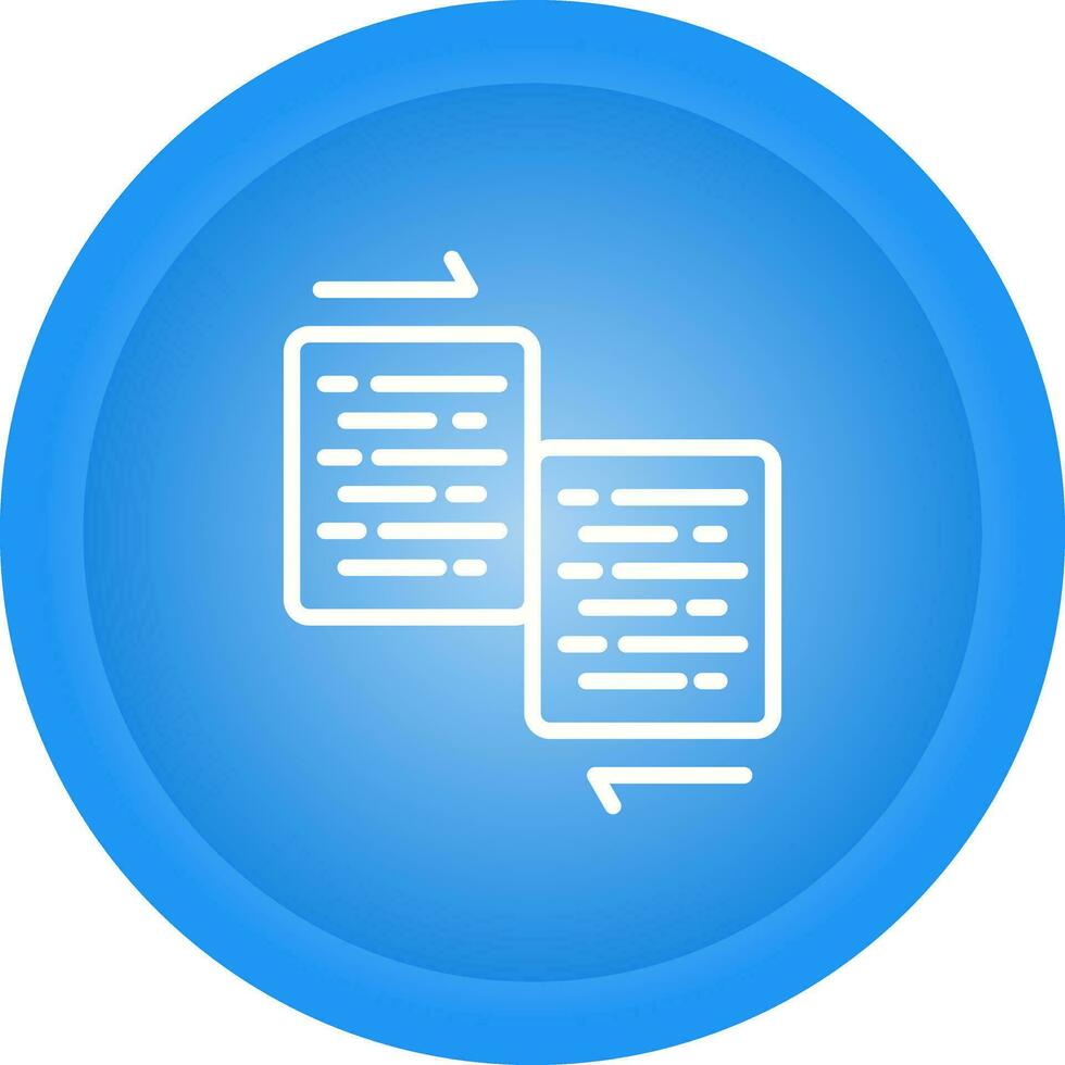 Document Merge Vector Icon