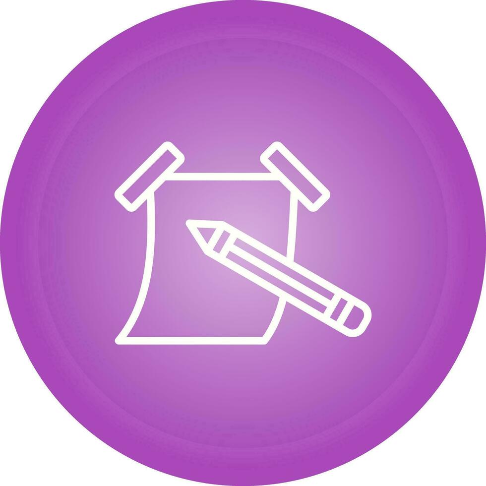 Sticky note with pencil Vector Icon