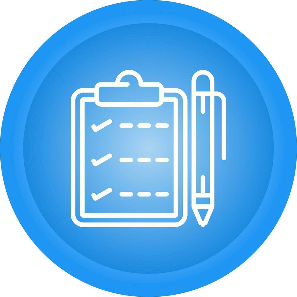 Notepad with pen Vector Icon