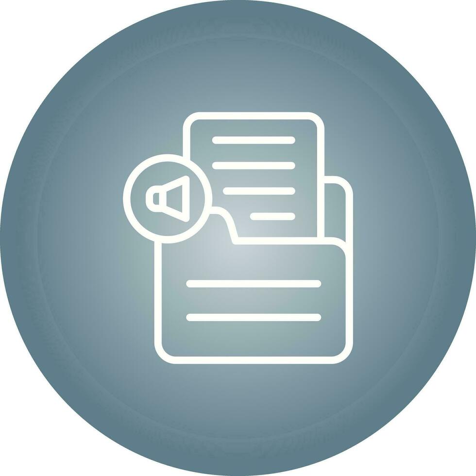 Document Insert Audio Vector Icon
