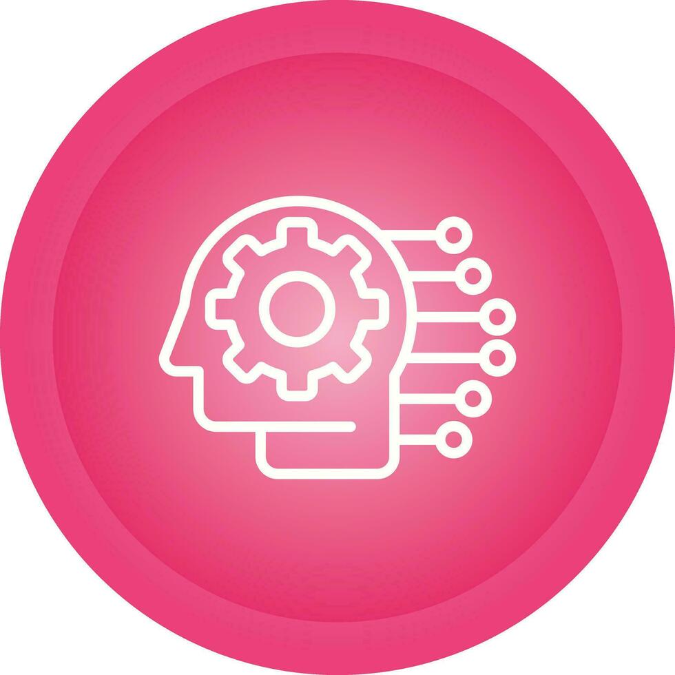 Machine Learning Vector Icon