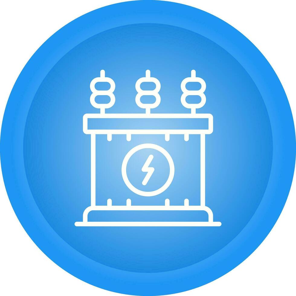 Power Transformer Vector Icon
