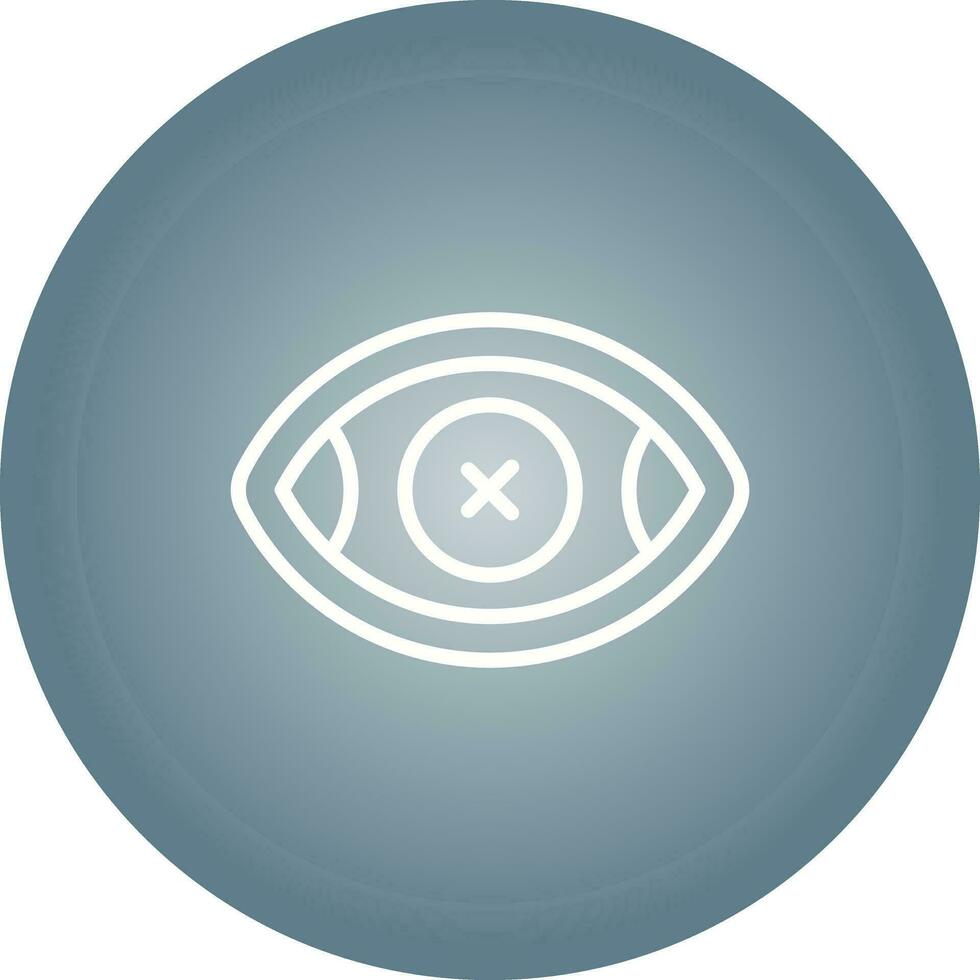 Eye Crossed Vector Icon