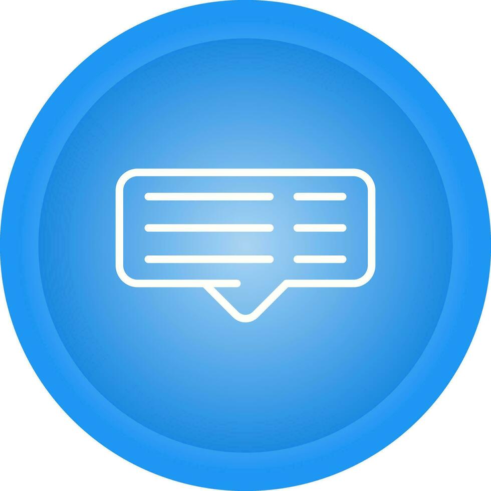 Comment Vector Icon