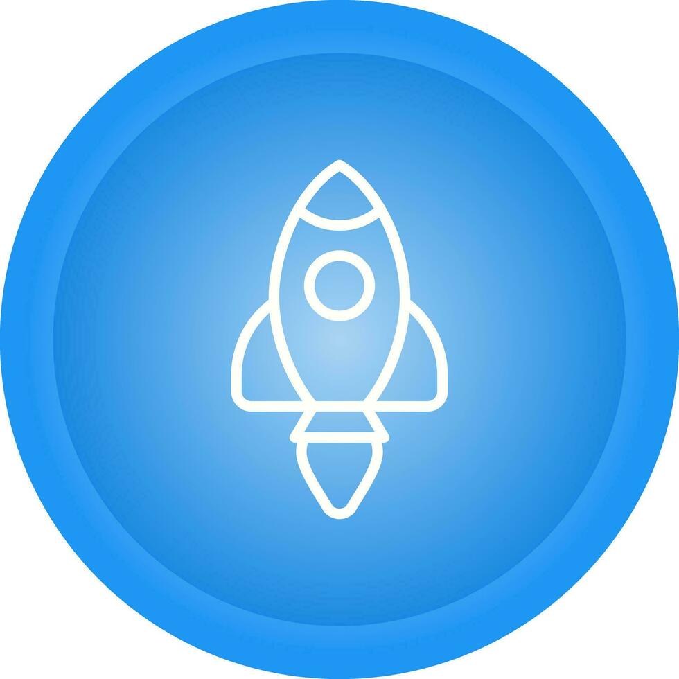 Rocket Lunch Vector Icon