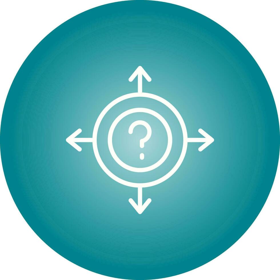 Uncertainty Vector Icon