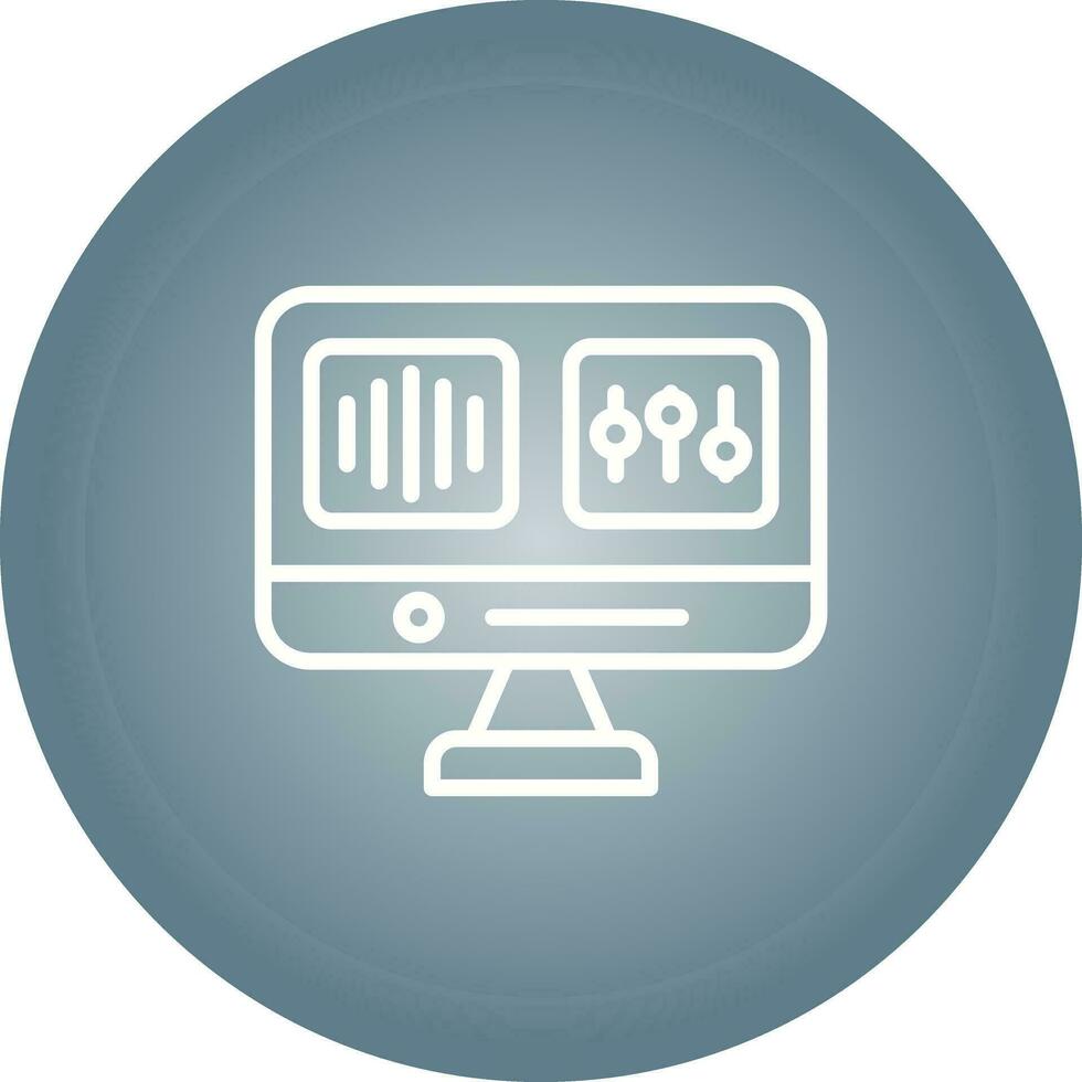 Audio Editing Vector Icon