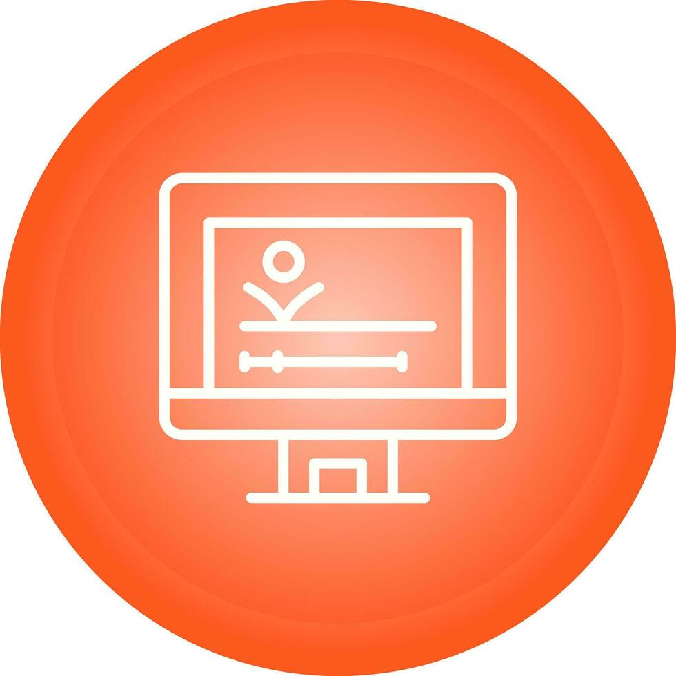 Motion Graphic Vector Icon