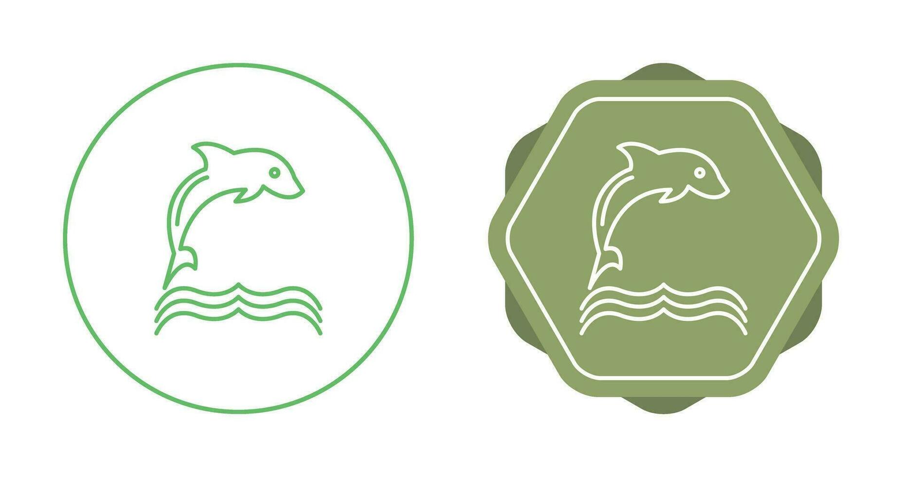 Dolphin Vector Icon