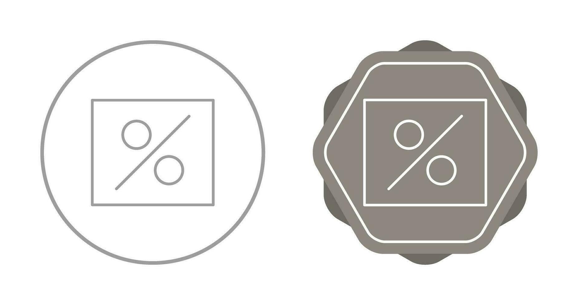 Percentage Vector Icon