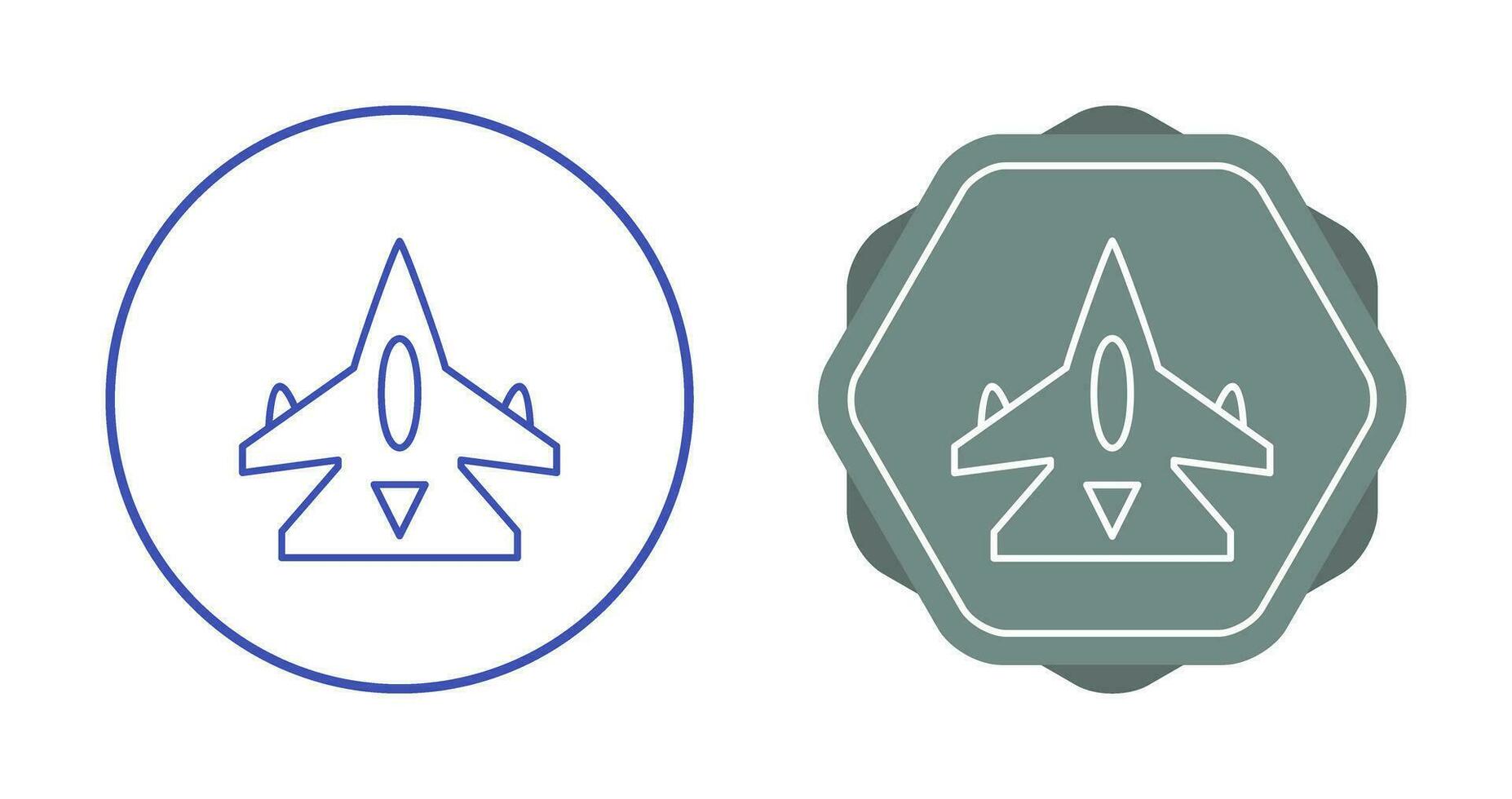 Fighter Jet Vector Icon