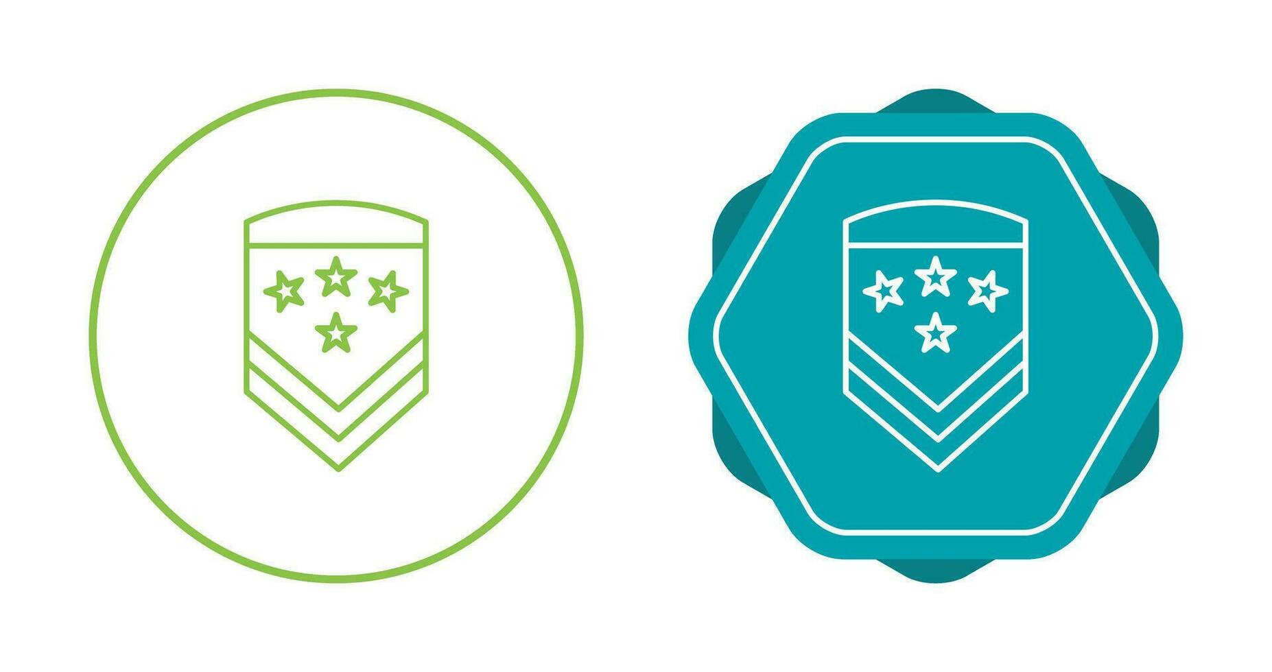 Military Badge Vector Icon