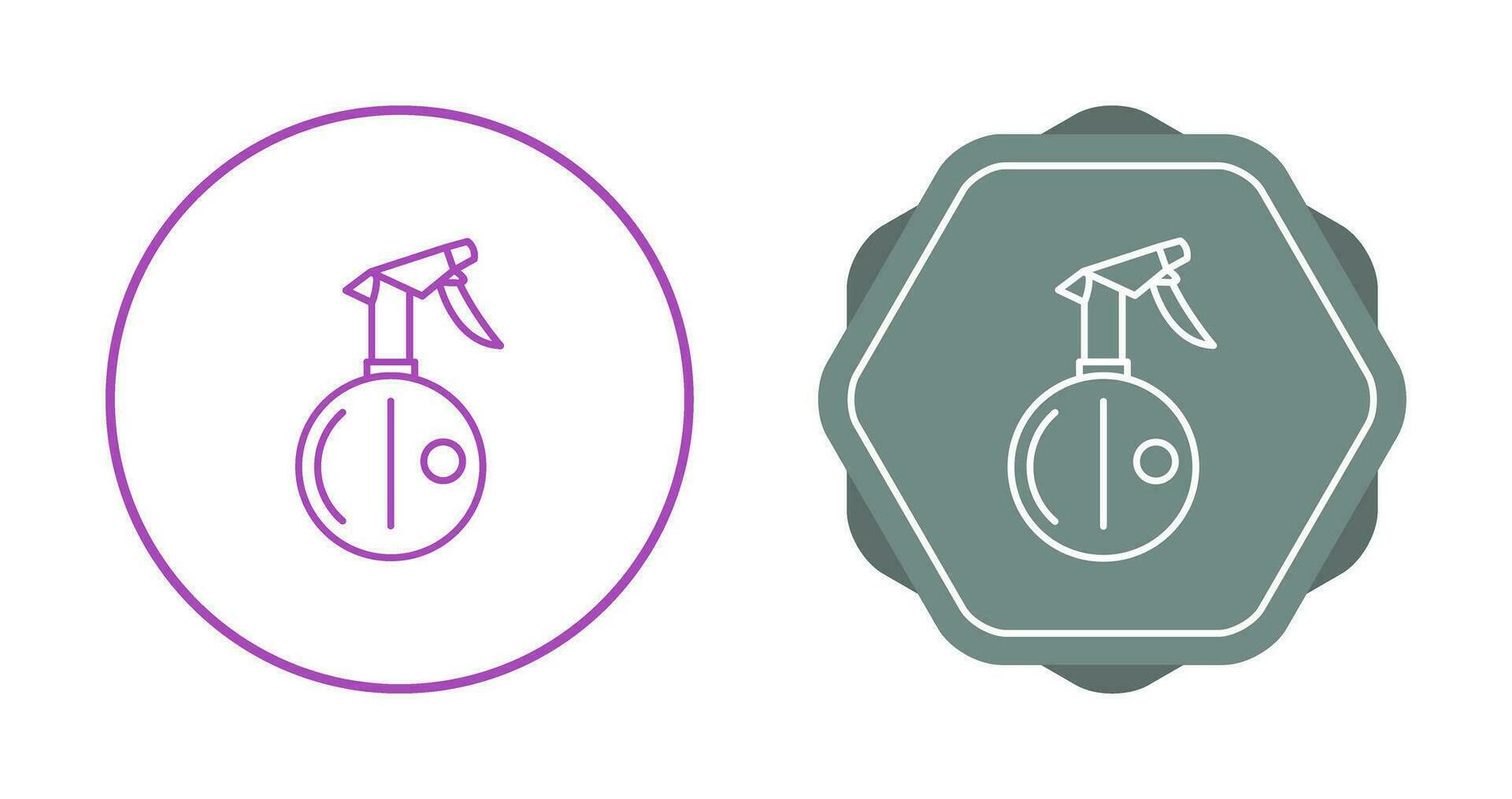 Water Spray bottle Vector Icon