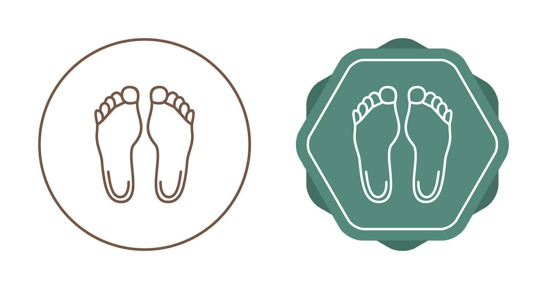 Feet Vector Icon