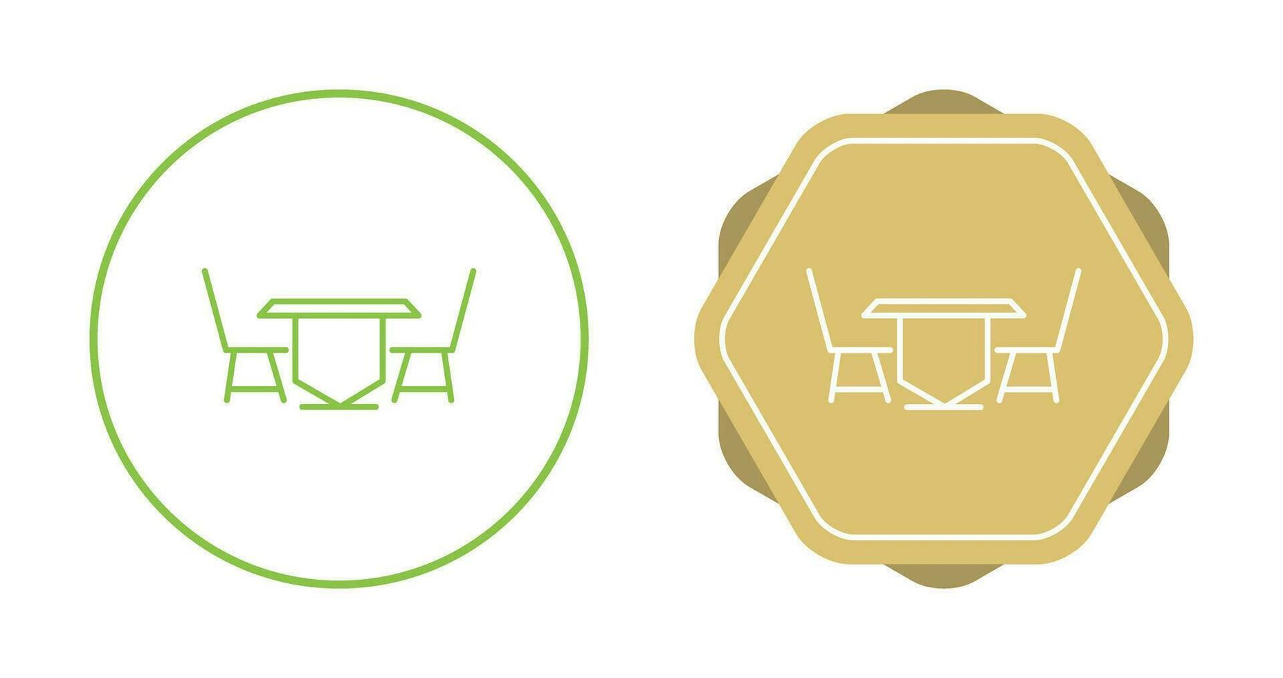 icono de vector de mesa de almuerzo