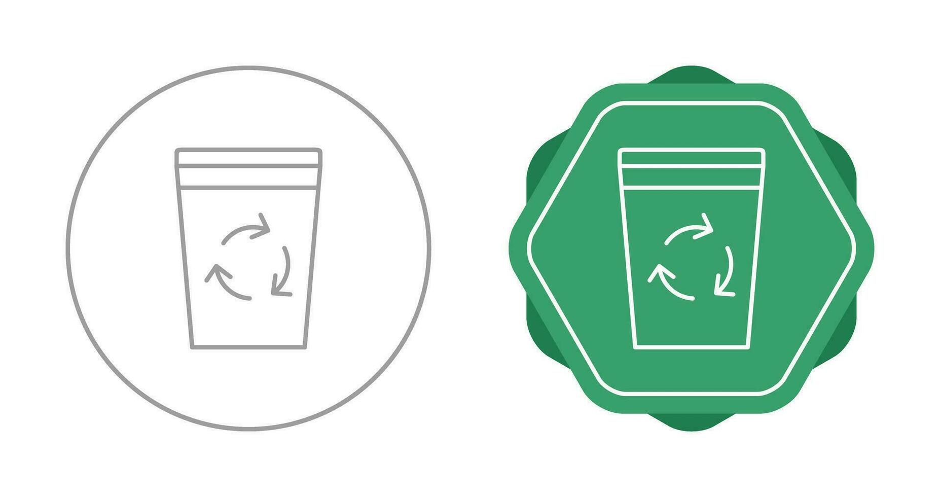 Recycle Bin Vector Icon