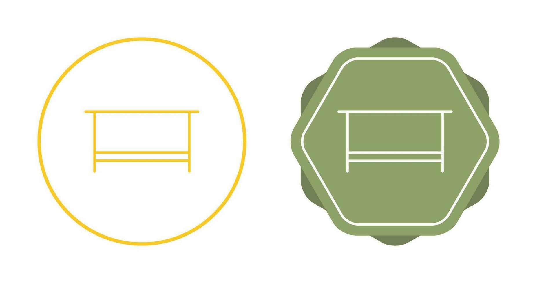 Simple Desk Vector Icon
