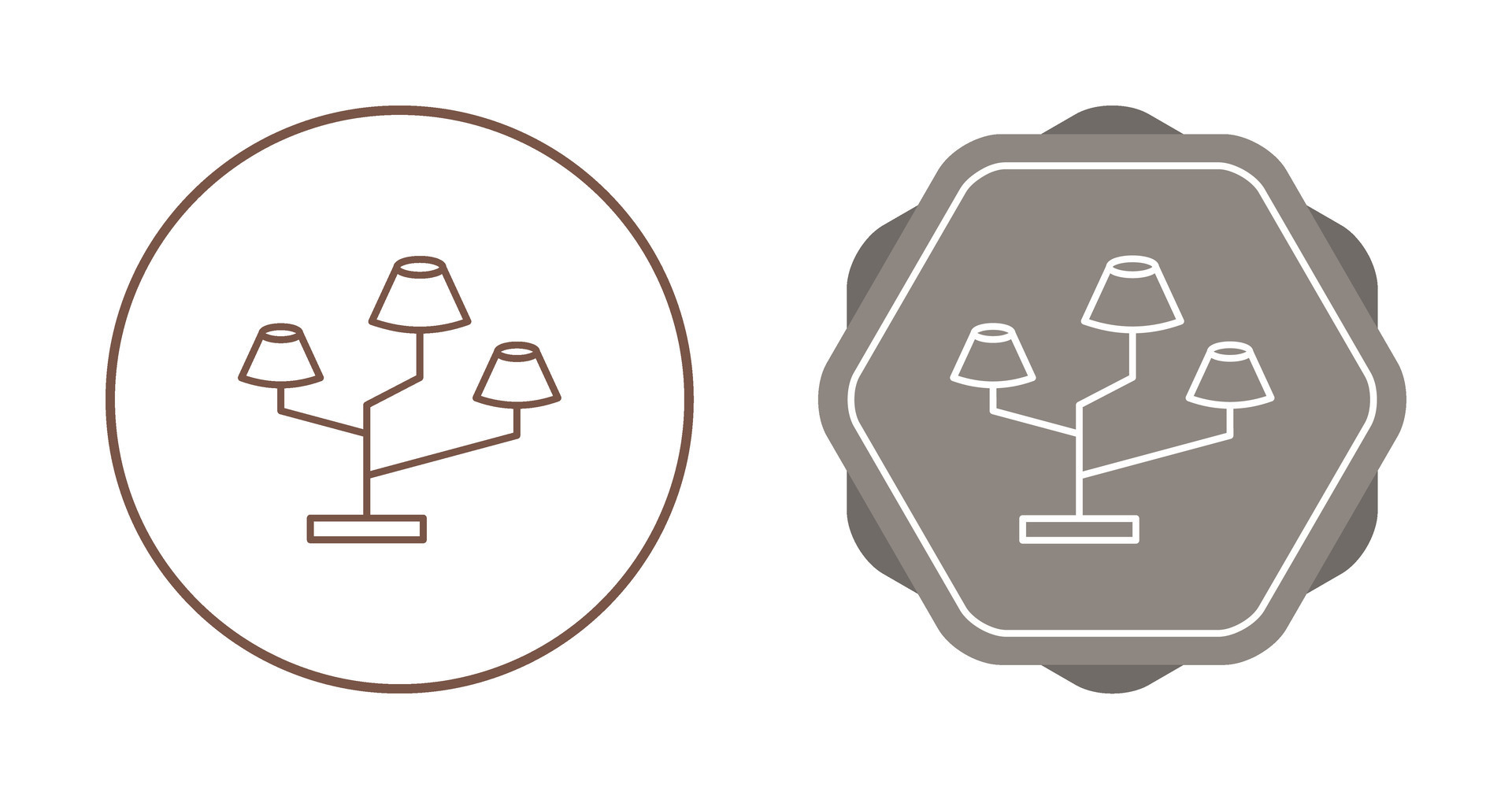 Lamps Stand Vector Icon 27036007 Vector Art at Vecteezy