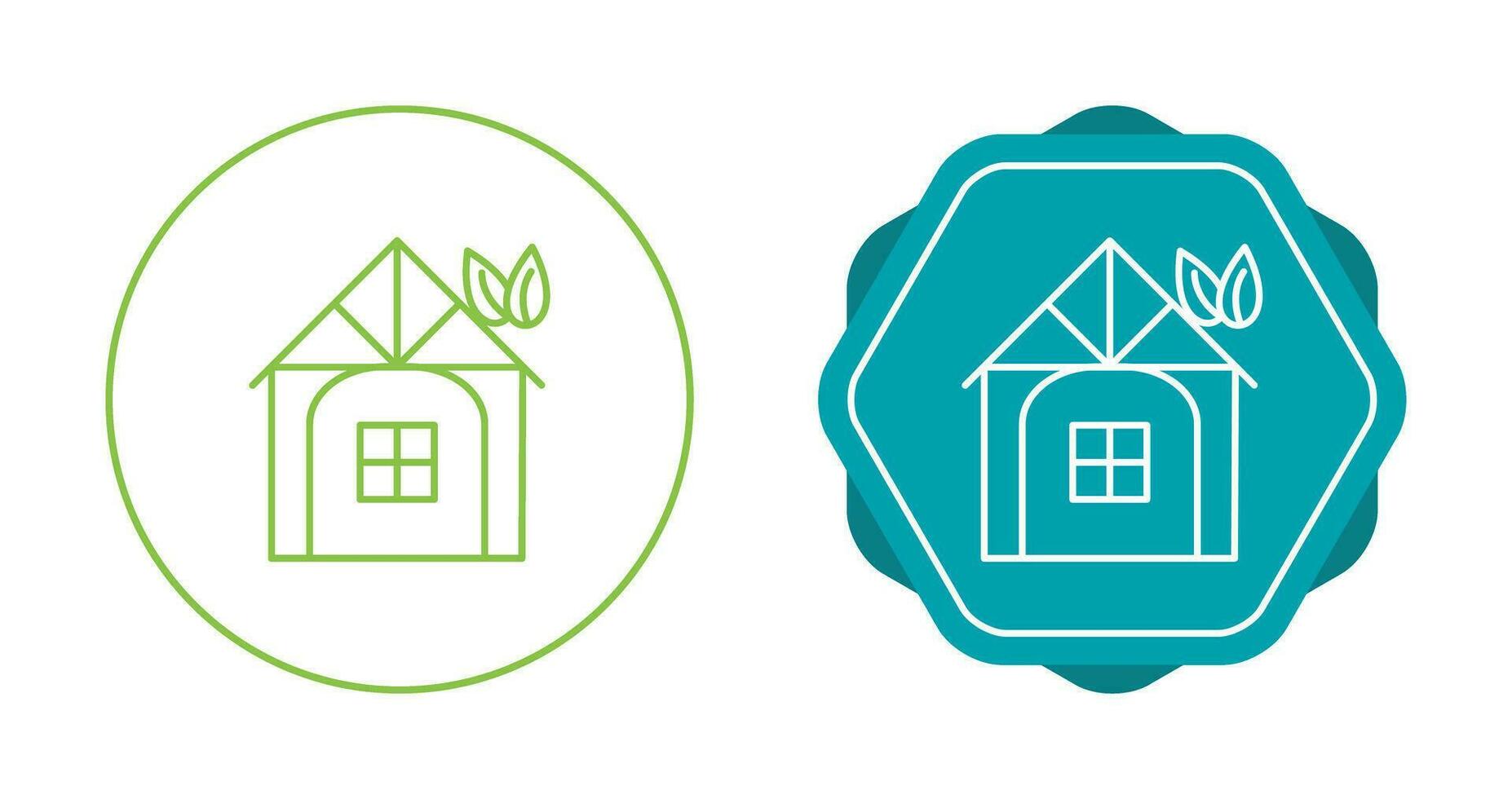 Eco friendly House Vector Icon